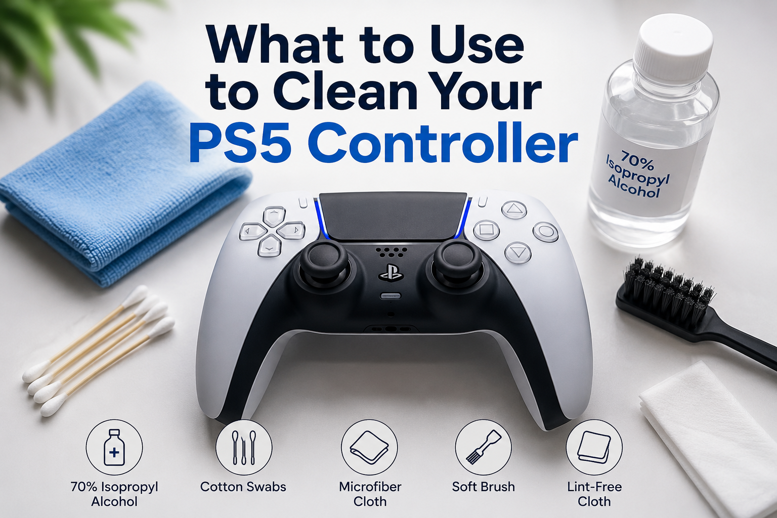 Cover image for the article What to Use to Clean Your PS5 Controller (And What Actually Ruins It)