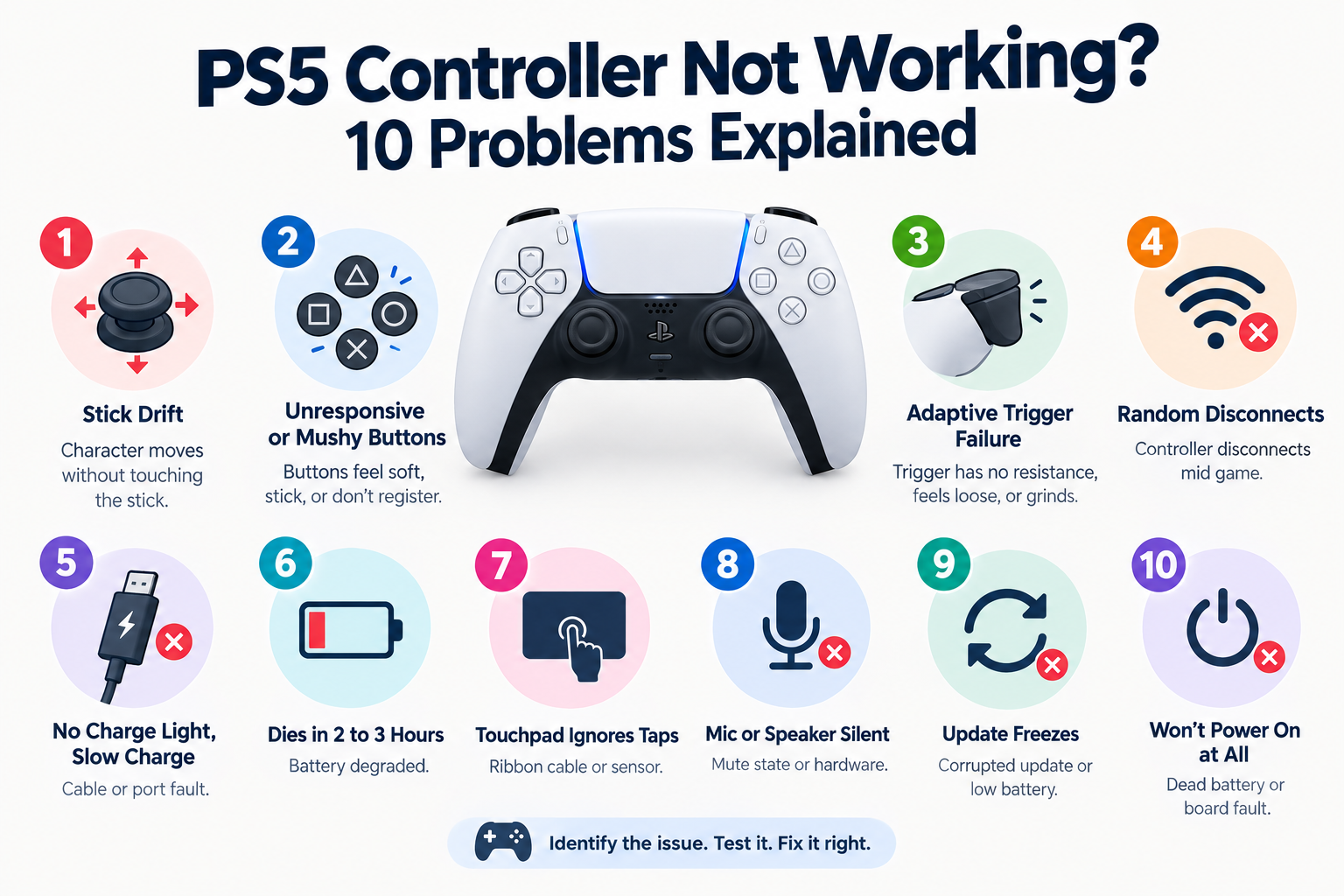 Cover image for the article PS5 Controller Not Working? 10 Problems, Explained